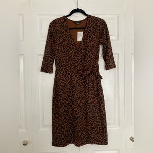 NWT Leopard Sanctuary Faux Wrap Dress | Medium Petite